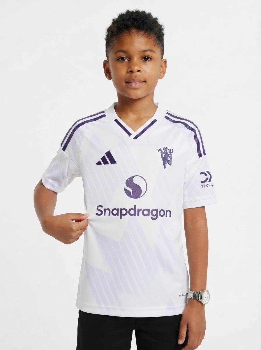 Kid's Manchester United Away Jersey 25/26