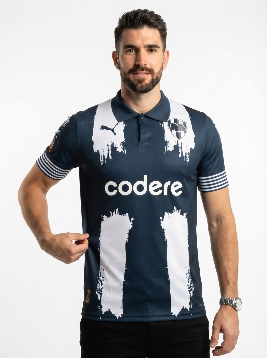 Rayados Monterrey Home Fan Jersey 2025/26 Patch Club World Cup