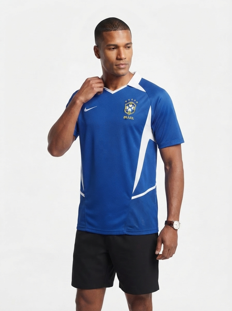 Jersey Retro Brasil 2002 Fan