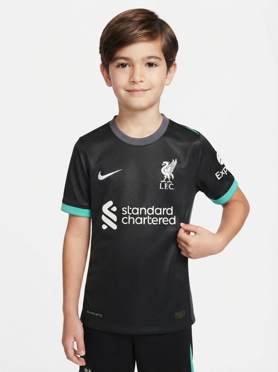 Kids KIT Liverpool Away Jersey 2024/25