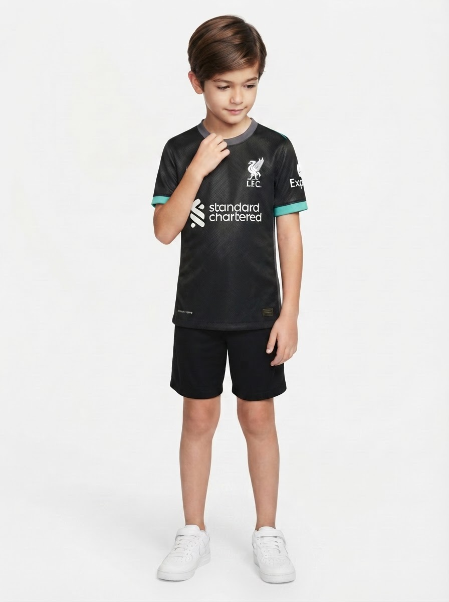 Kids KIT Liverpool Away Jersey 2024/25