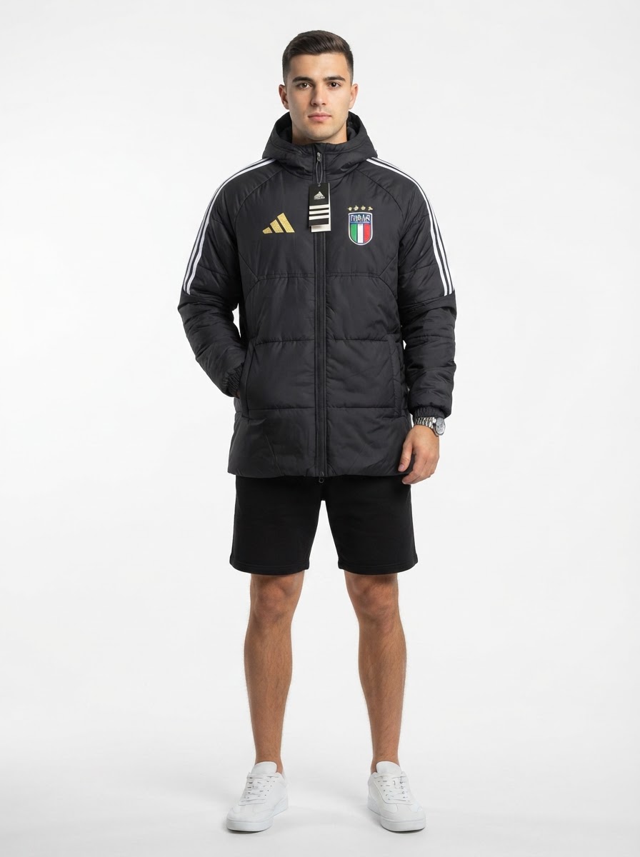 Italy Long Coat Puffer Jacket World Cup 2026