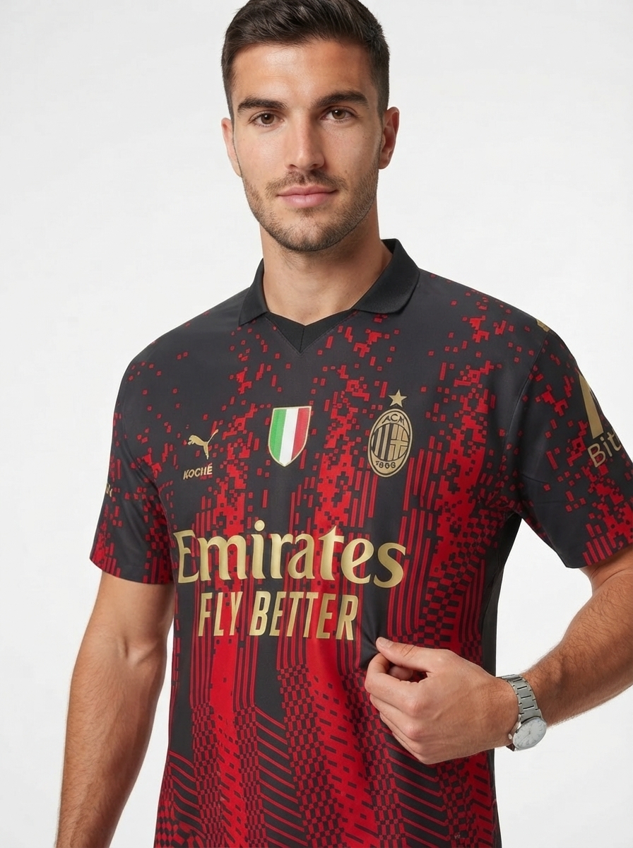 AC Milan X Koche Authentic Player [Slim Fit] Player [Slim Fit] Player [Slim Fit] Jersey 23 [Slim Fit]