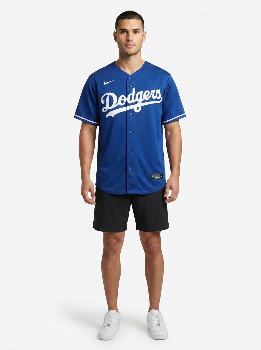 Jersey MLB Los Angeles Dodgers Alternate Torcedor Masculina Azul Shohei Ohtani 17