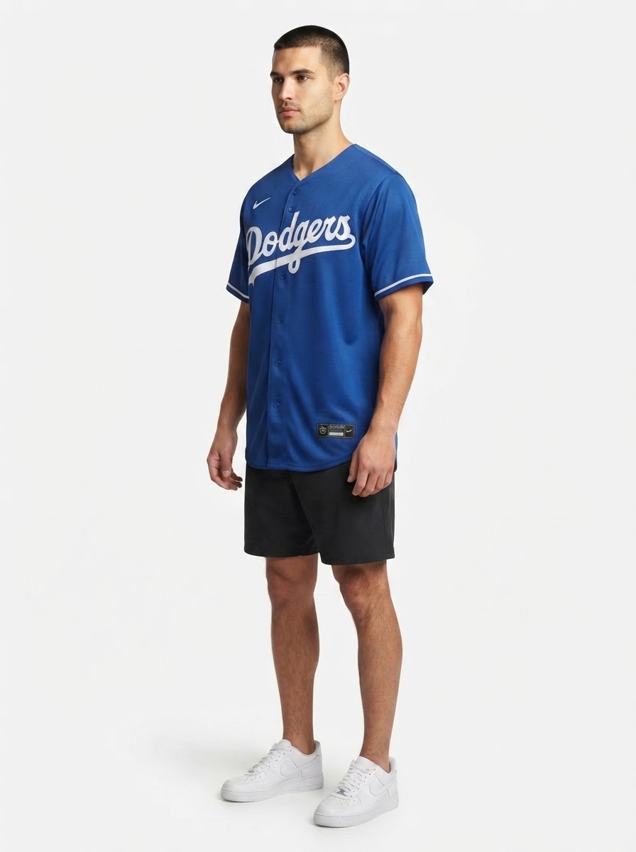 Jersey MLB Los Angeles Dodgers Alternate Torcedor Masculina Azul Shohei Ohtani 17