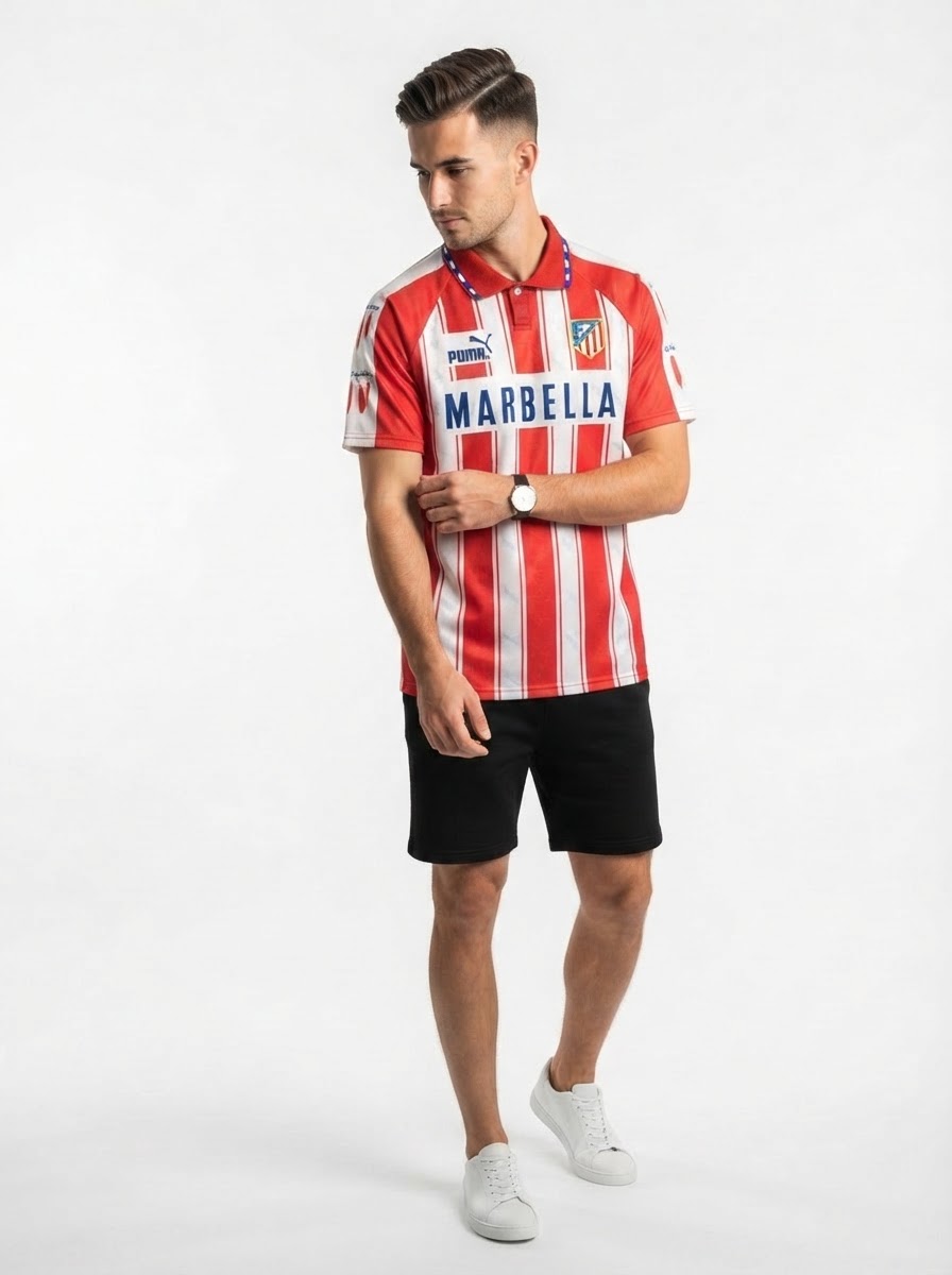 Atletico Madrid 94/95 I Home Jersey - Retro Version