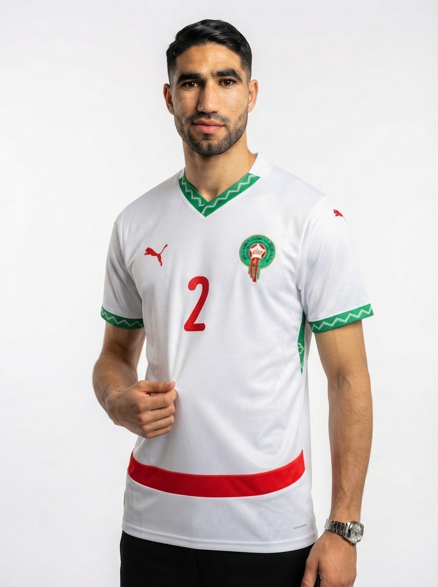 Marocco Hakimi 2 Away Fan Jersey 2025/26