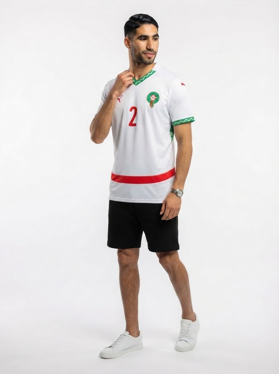 Marocco Hakimi 2 Away Fan Jersey 2025/26