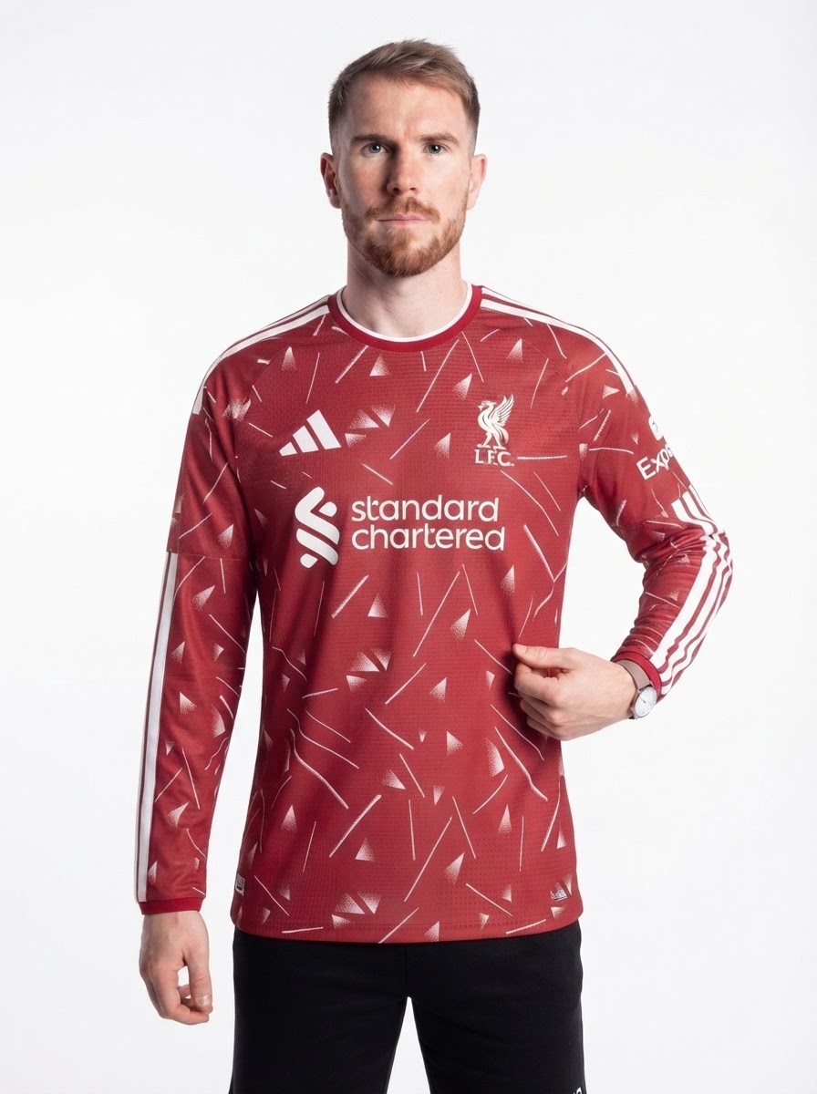 Liverpool Home 26/27 Jersey - Long Sleeve