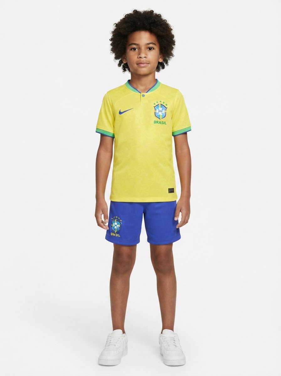 Brazil World Cup 2026 Kit Kids Neymar Jr. #10