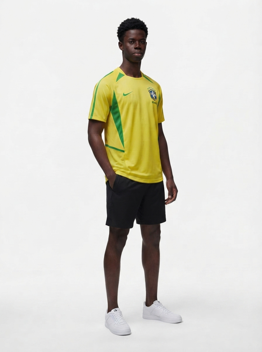 Jersey Retro National Team Brasil 2002/03 I