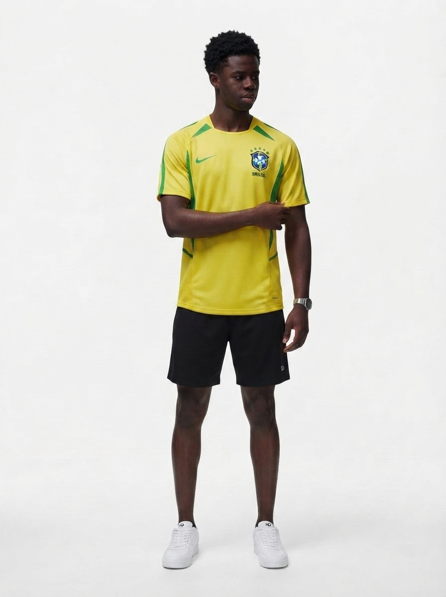 Jersey Retro National Team Brasil 2002/03 I
