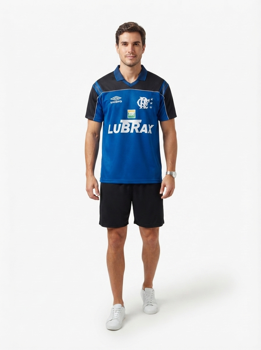 Flamengo 1999 Goalkeeper Jersey - Blue - Retro Version