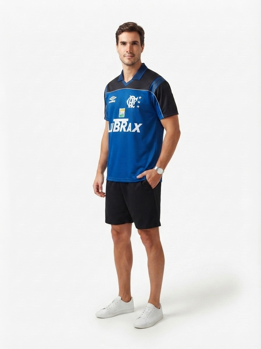 Flamengo 1999 Goalkeeper Jersey - Blue - Retro Version