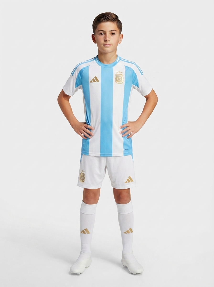Kids KIT Argentina Home Jersey 2024/25