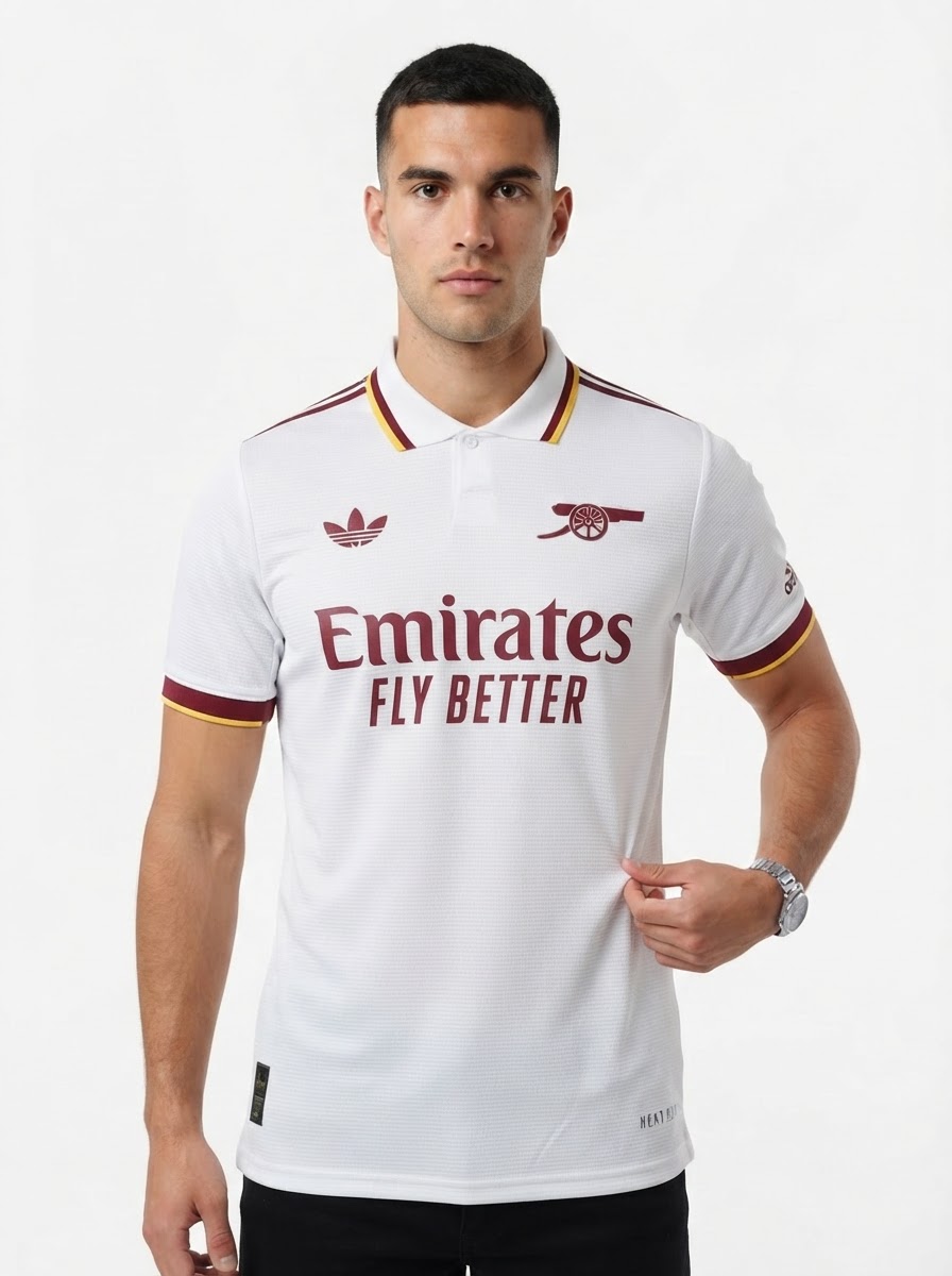 Arsenal 25/26 Special Edition Jersey - White - Player Version - Slim Fit