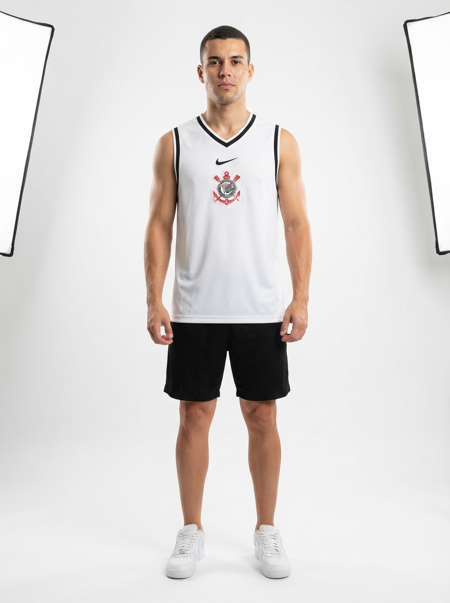 Corinthians 2026 Regata Vest White