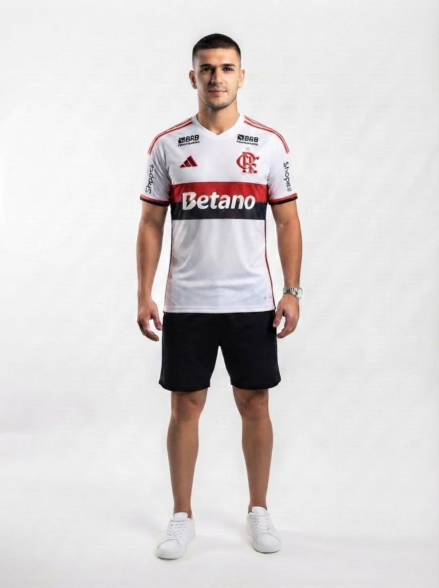 Flamengo 26/27 Away Jersey #10 Arrascaeta - with Sponsors - Fan Version