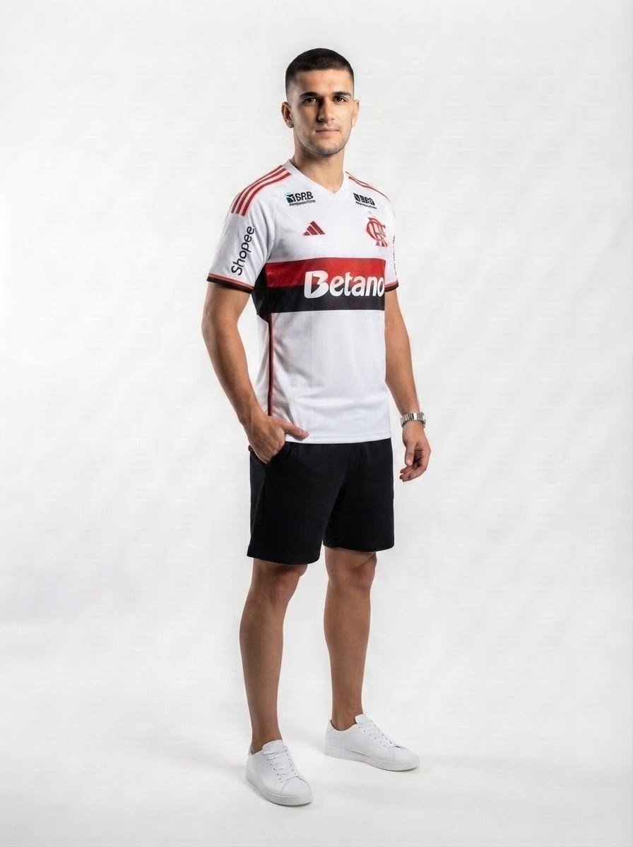 Flamengo 26/27 Away Jersey #10 Arrascaeta - with Sponsors - Fan Version