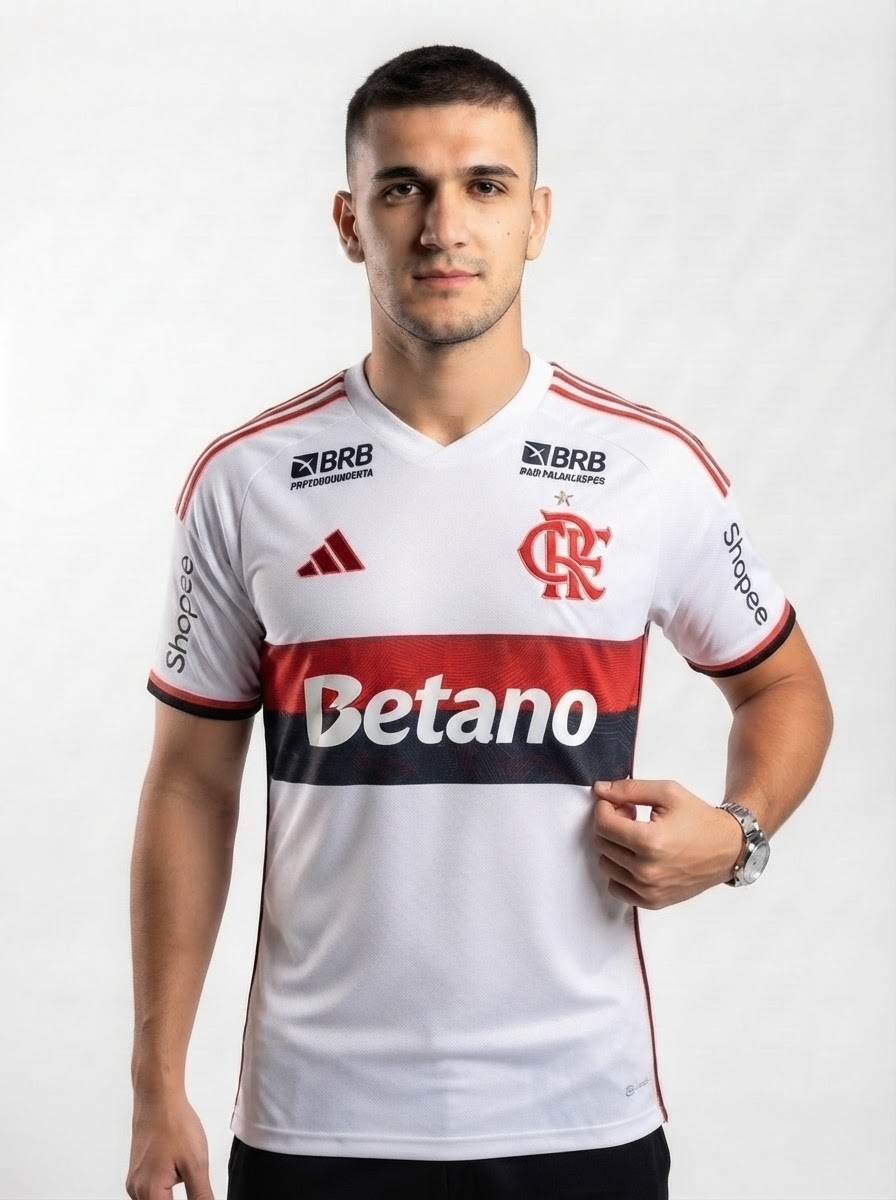 Flamengo 26/27 Away Jersey #10 Arrascaeta - with Sponsors - Fan Version