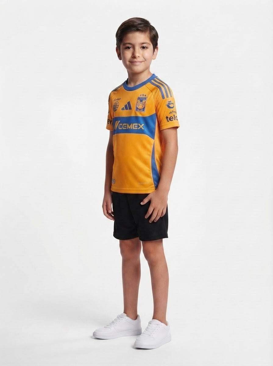 Kids Kit Tigres UANL Home 2024/25