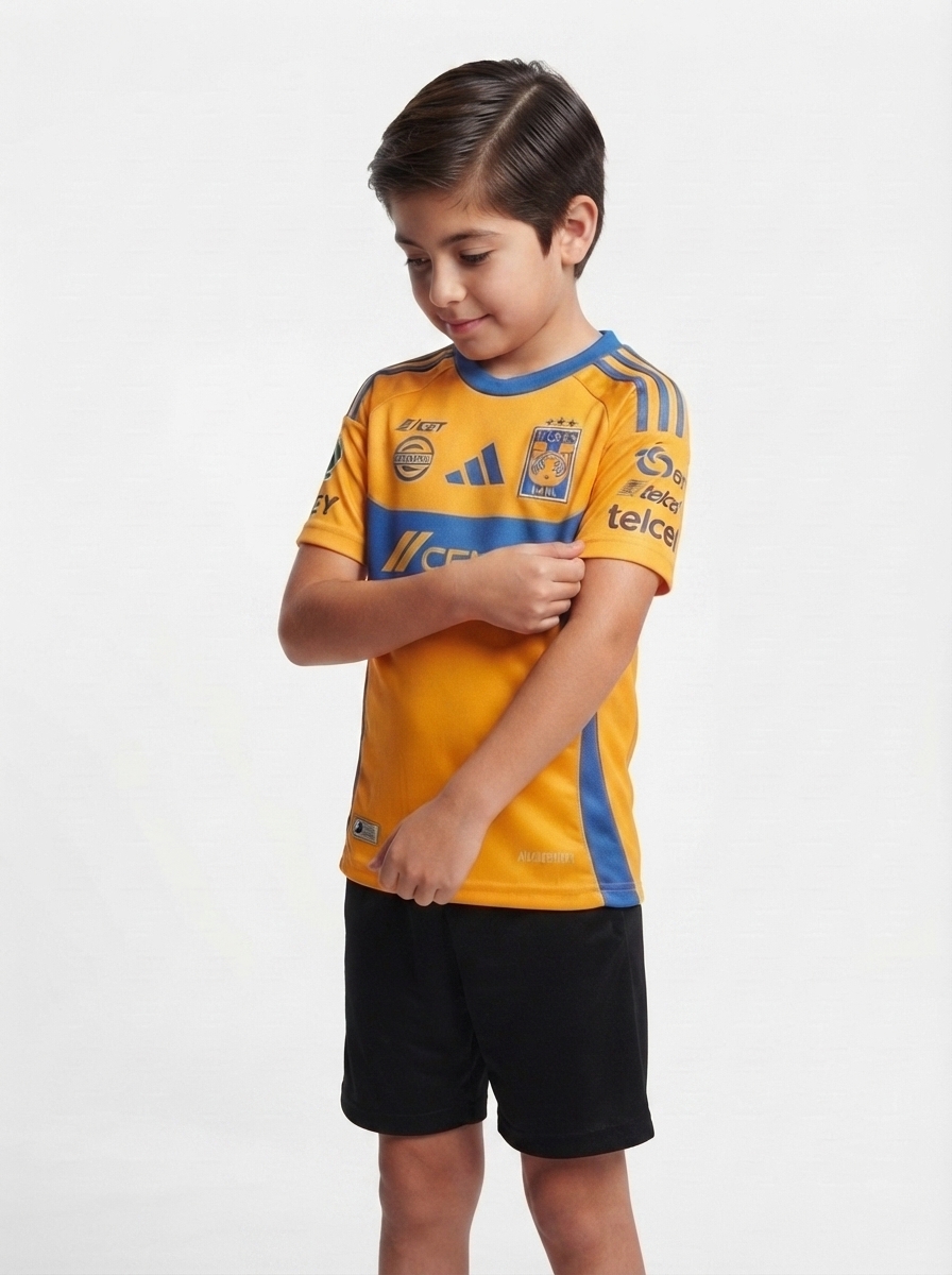 Kids Kit Tigres UANL Home 2024/25