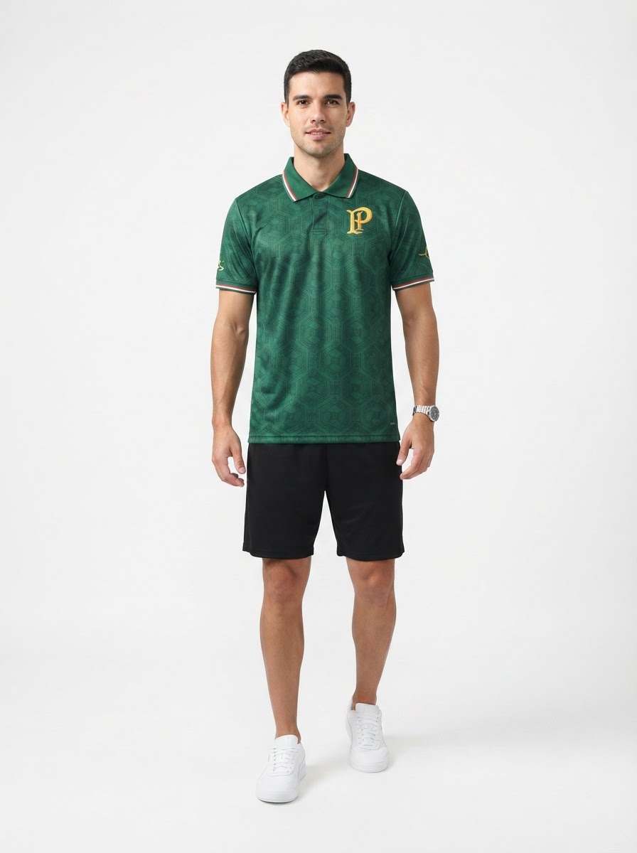 Palmeiras 2022/23 Abel Ferreira Polo - Green