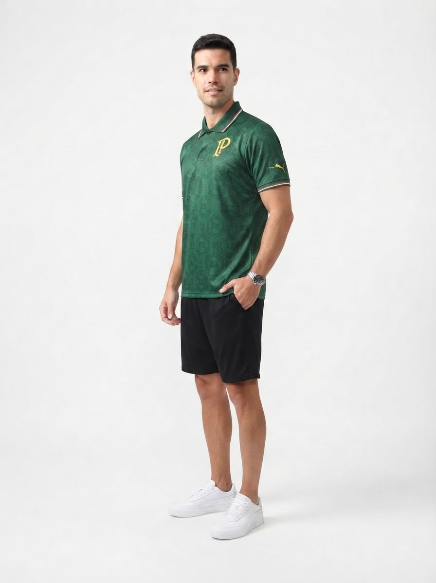 Palmeiras 2022/23 Abel Ferreira Polo - Green