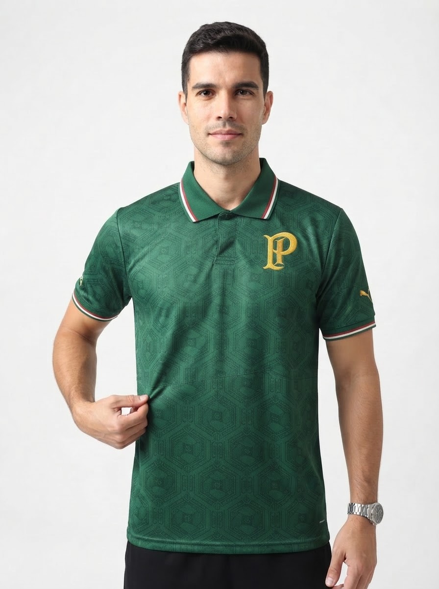 Palmeiras 2022/23 Abel Ferreira Polo - Green