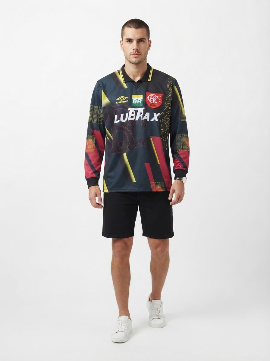 Flamengo 1997 Goalkeeper Jersey - Long Sleeve Retro Version