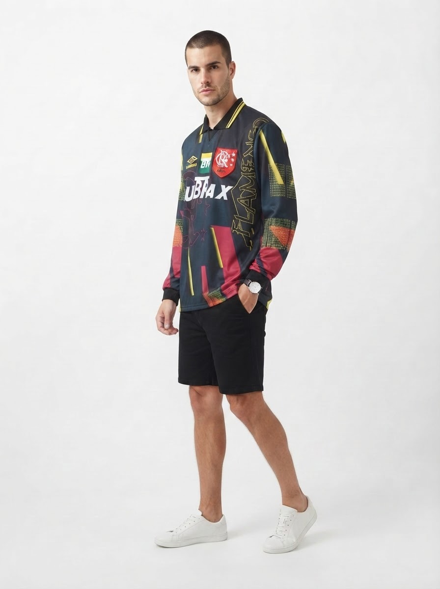 Flamengo 1997 Goalkeeper Jersey - Long Sleeve Retro Version