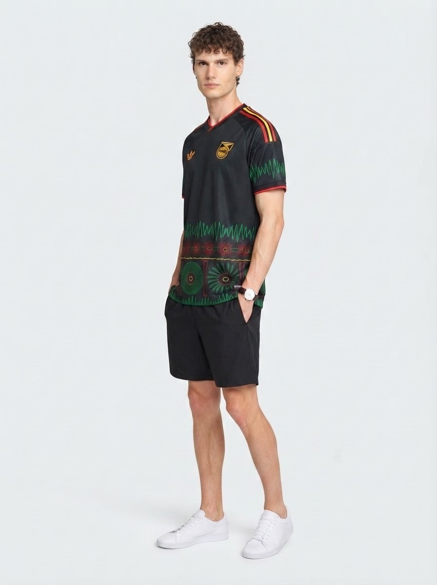 Jamaica 26 x Bob Marley away Jersey - World Cup 2026 - Fan Version