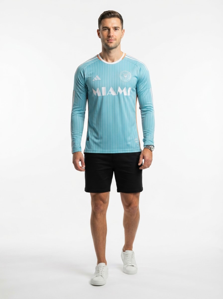 Inter Miami CF Third Authentic Player [Slim Fit] Player [Slim Fit] Player [Slim Fit] Player Long Sleeve 2024/25 - Slim Fit