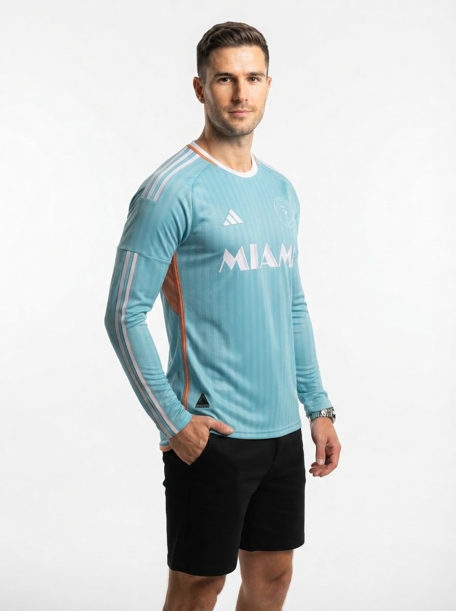 Inter Miami CF Third Authentic Player [Slim Fit] Player [Slim Fit] Player [Slim Fit] Player Long Sleeve 2024/25 - Slim Fit