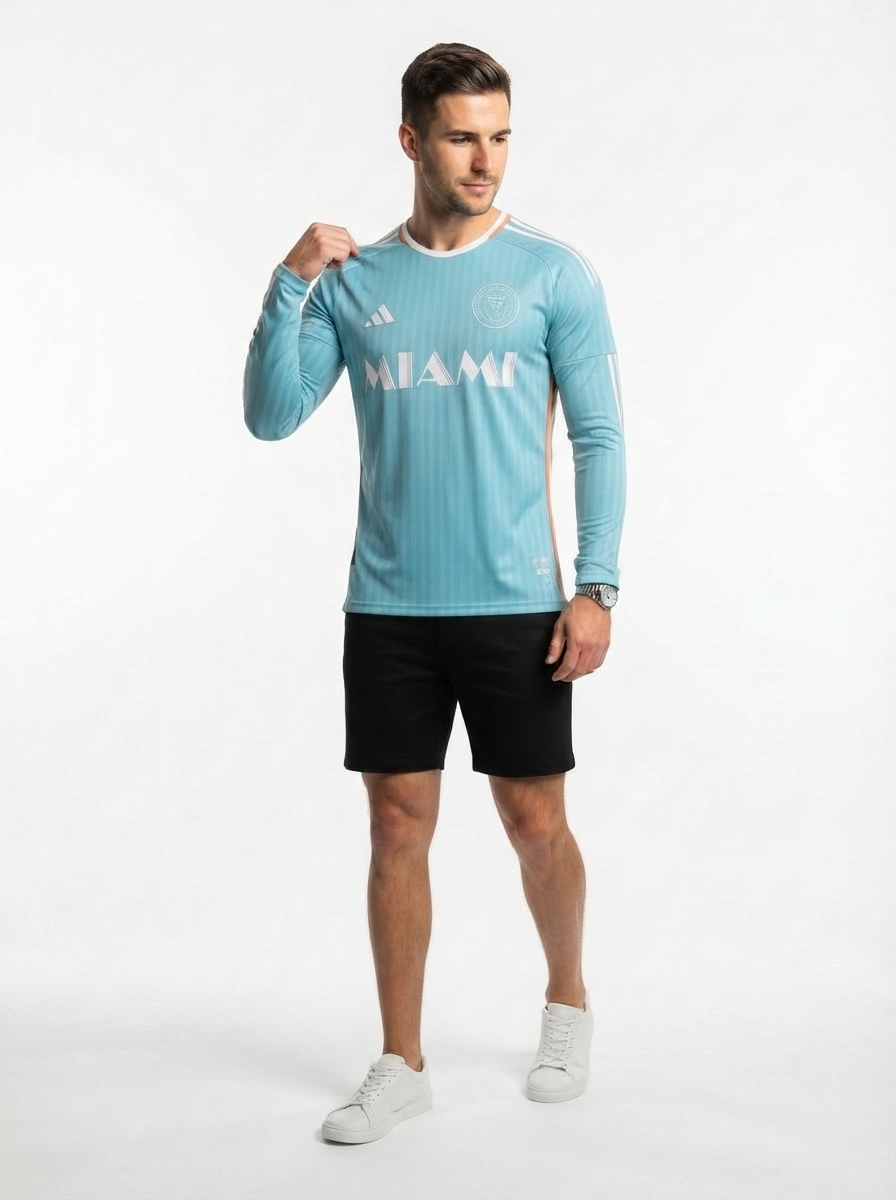 Inter Miami CF Third Authentic Player [Slim Fit] Player [Slim Fit] Player [Slim Fit] Player Long Sleeve 2024/25 - Slim Fit