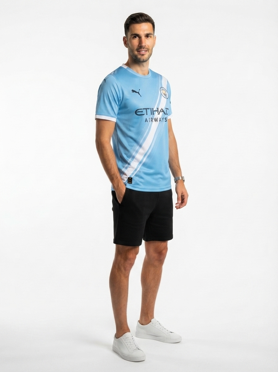 Manchester City Home Marmoush 7 Fan Jersey 2025/26