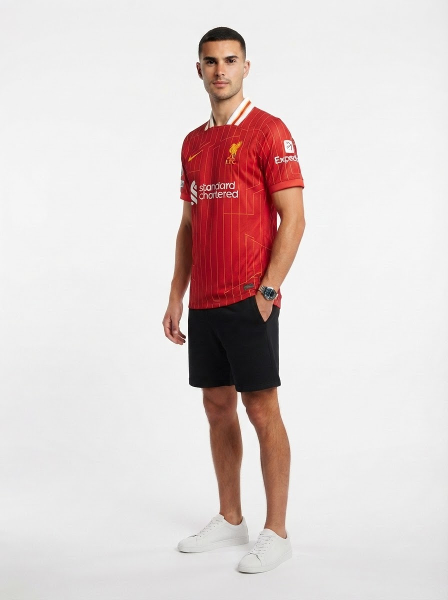 Liverpool Premier League Winners Trophy Edition Home Fan Jersey 2024/25