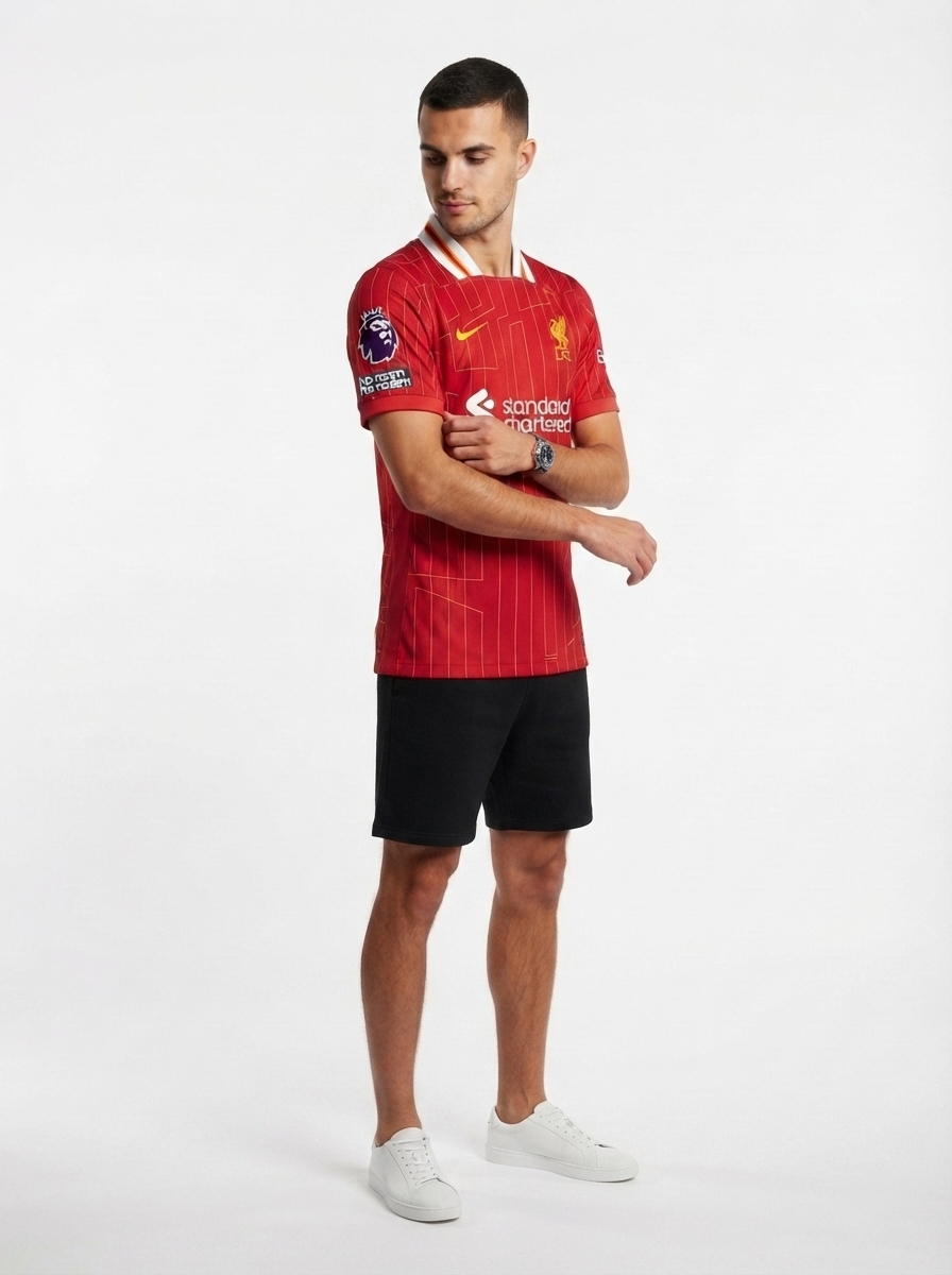 Liverpool Premier League Winners Trophy Edition Home Fan Jersey 2024/25