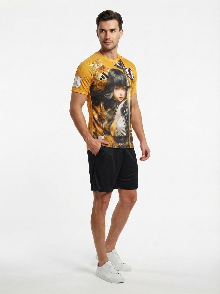 Japan 25/26 Anime Special Edition Jersey - Orange - Player Version - Slim Fit