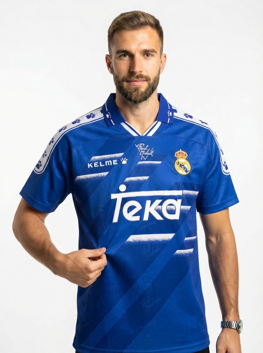 Real Madrid 94/96 II Away Jersey - Retro Version