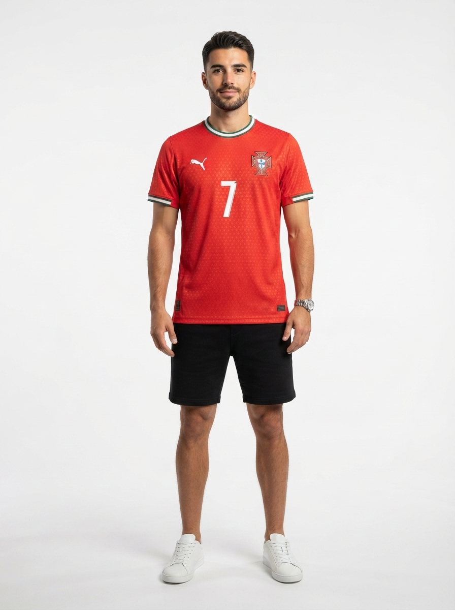 Portugal Ronaldo 7 Home Fan Jersey 2025/26