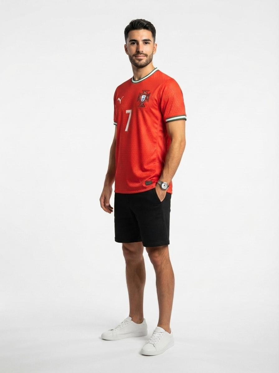 Portugal Ronaldo 7 Home Fan Jersey 2025/26