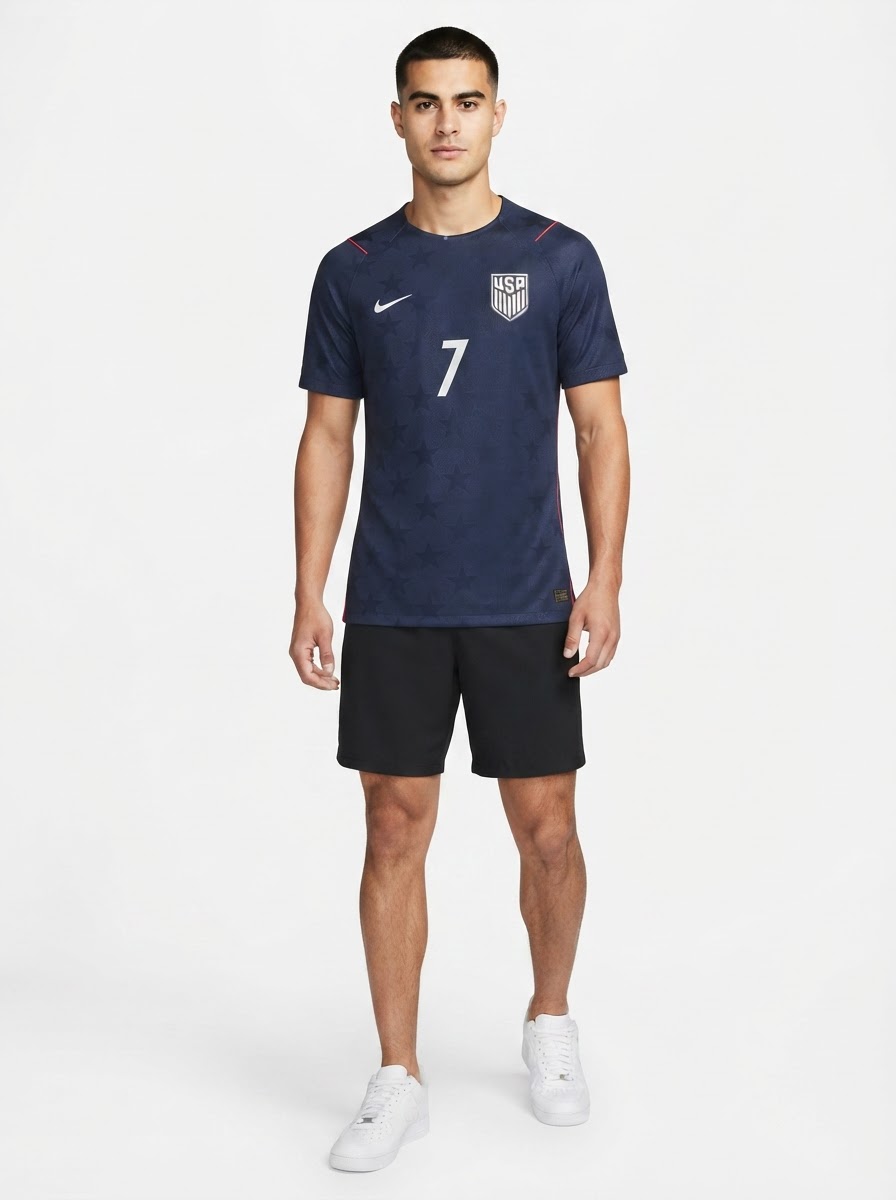 Reyna #7 USA World Cup 2026 Away Blue - Fan Version