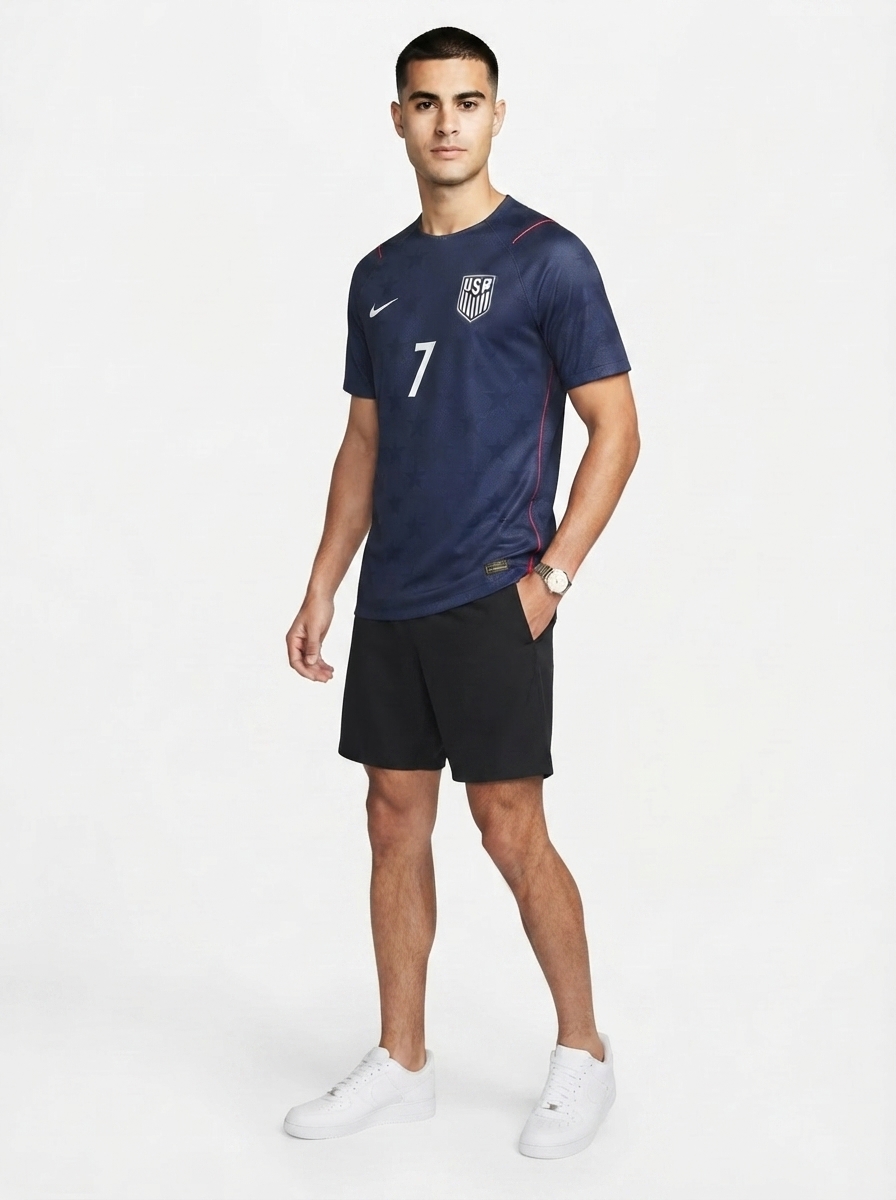 Reyna #7 USA World Cup 2026 Away Blue - Fan Version