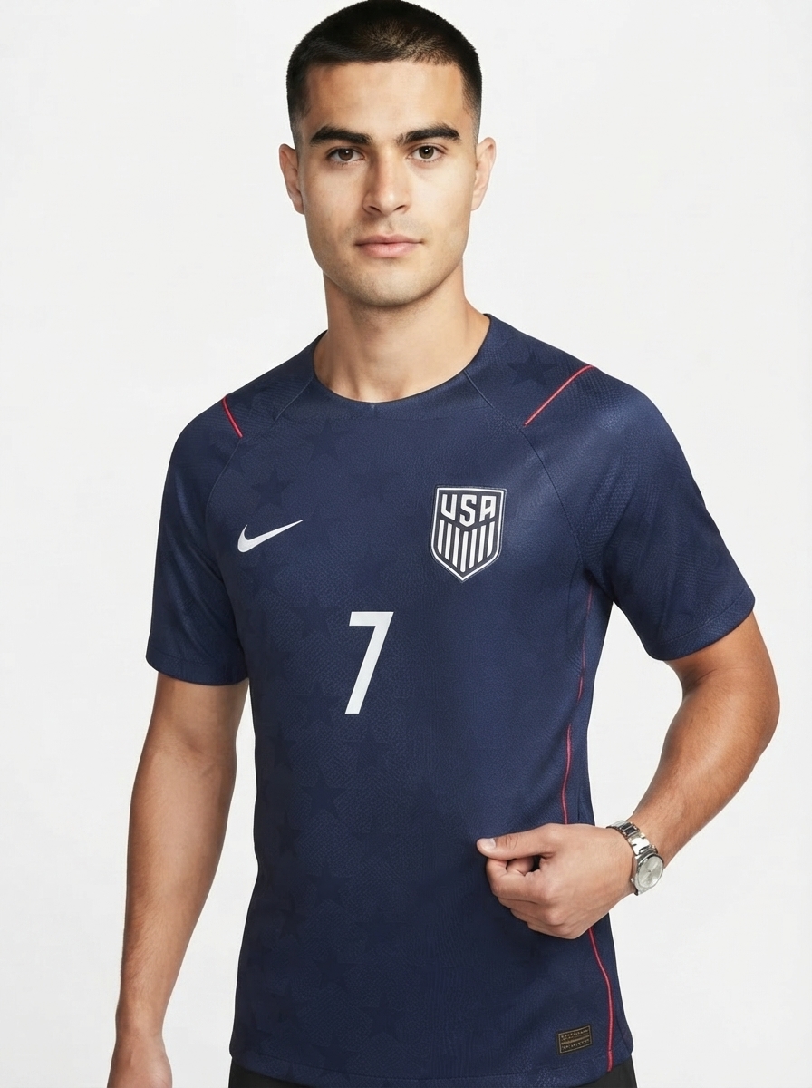 Reyna #7 USA World Cup 2026 Away Blue - Fan Version