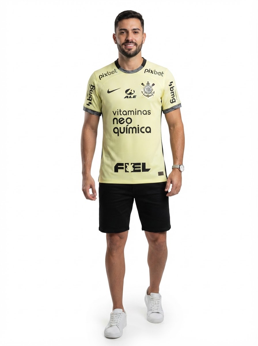 Corinthians 23/24 III Third Jersey - with Sponsors - Fan Version