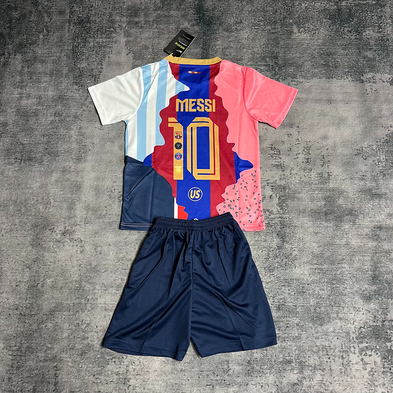Kit Kids MESSI #10 Barcelona, Inter Miami, PSG and Argentina