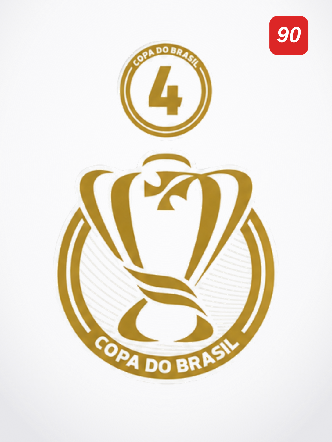 Patch Copa do Brasil Participation 4 Titulos